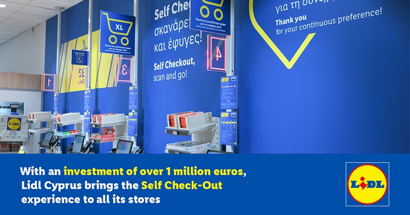 cover Lidl Cyprus&#8217; €1M-plus investment makes self-checkout available in all its stores