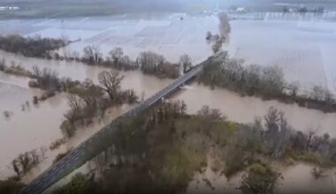 Video. Torrential rain caused widespread flooding in southern France