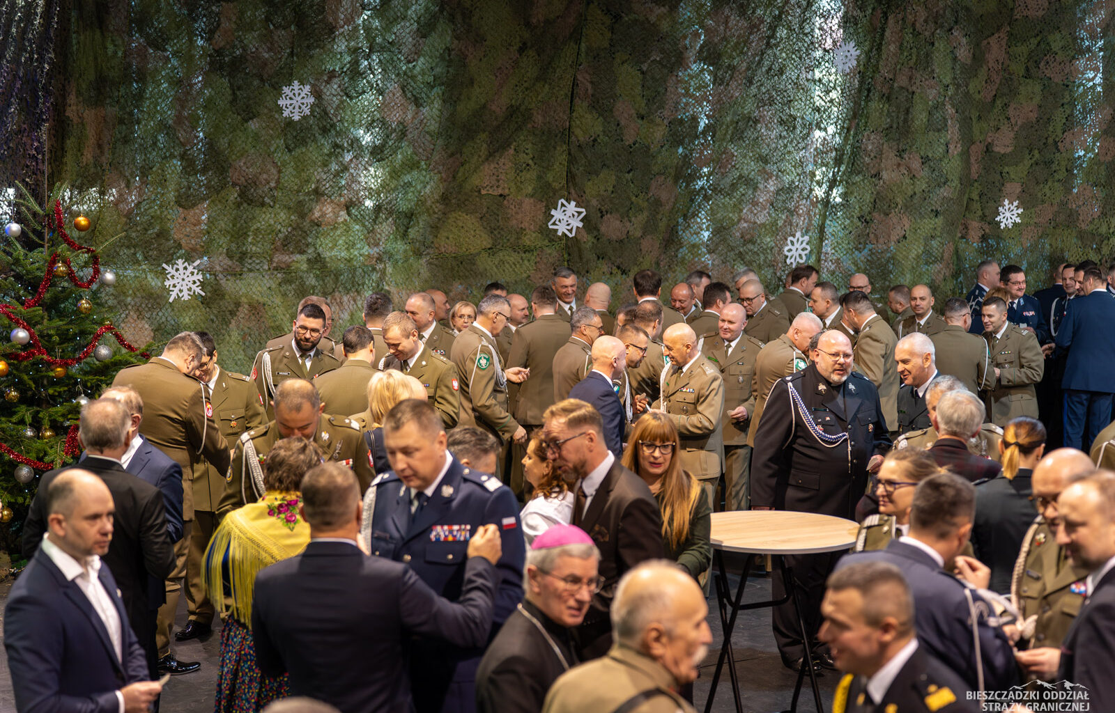 Świąteczne spotkanie mundurowych - Aktualności Bieszczadzki Oddział Straży Granicznej
