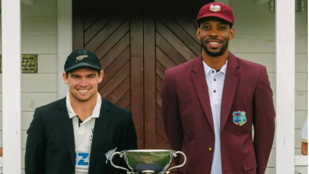 NZ 334/1 (90.0) vs WI | New Zealand Vs West Indies Live Score 3rd Test Day 1: Devon Conway, Tom Latham Smash World Record