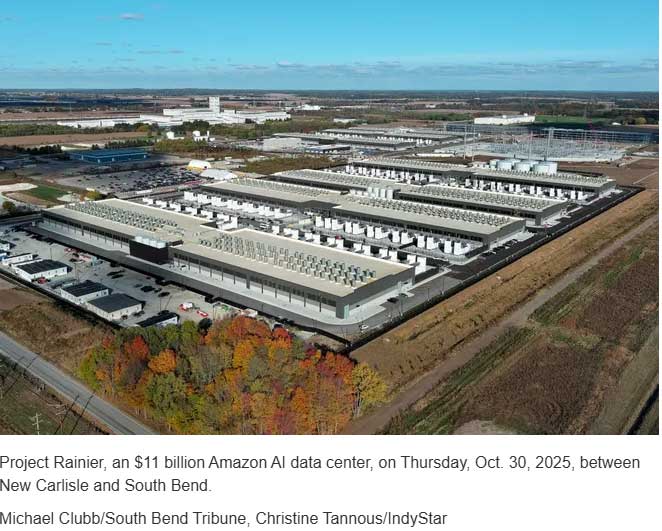 4 things to know about the new Amazon data center west of South Bend
