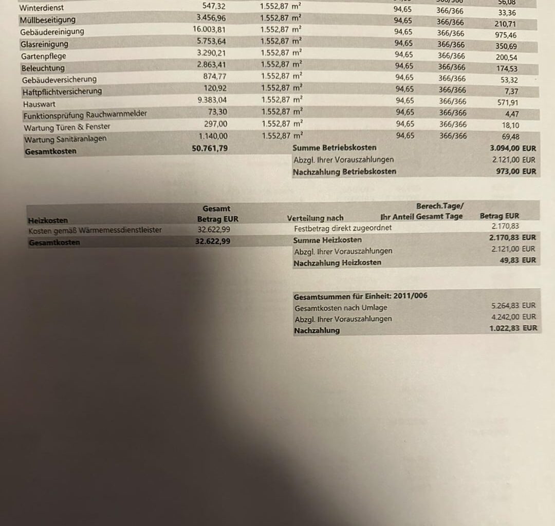 Help with understanding additional costs