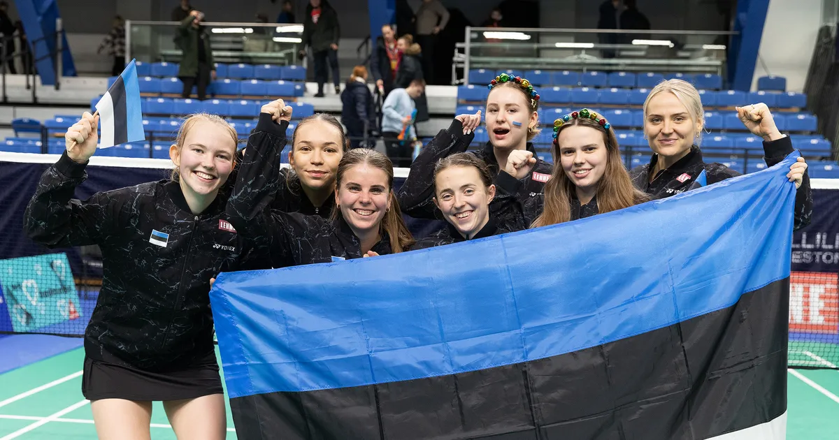 Eesti sulgpallikoondis on ühe võidu kaugusel EMist