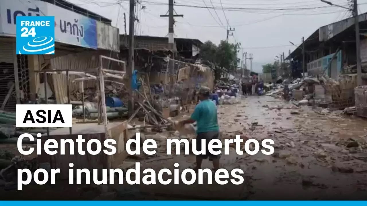 Cientos de muertos y decenas de desaparecidos por inundaciones en Indonesia, Tailandia y Sri Lanka