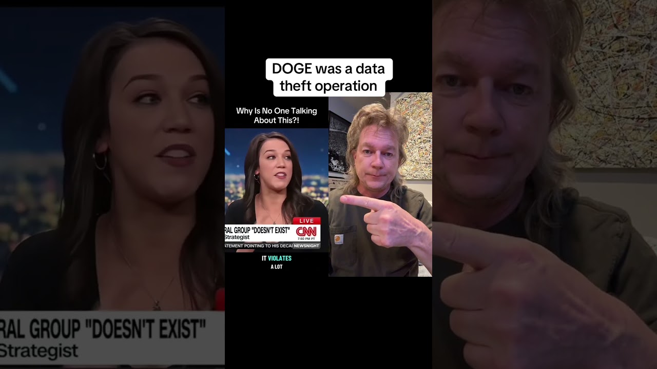 DOGE was a data theft operation #duet #data #doge #hhs #dhs #irs #surveillance #palantir #maga