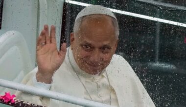 Pope Leo XIV leads interfaith peace meeting during historic Lebanon visit