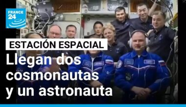Dos cosmonautas y un astronauta se integran a misión de la Estación Espacial Internacional
