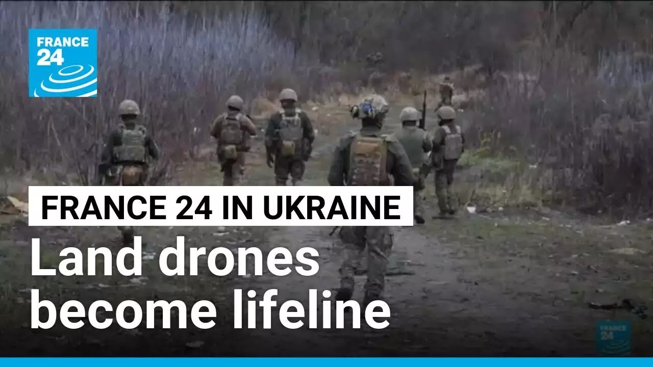 Ukraine turns to land drones to survive the drone-saturated frontline • FRANCE 24 English