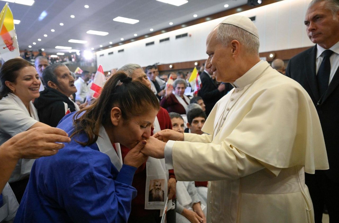 Pope at hospital in Lebanon: We cannot forget the most fragile
