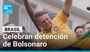 Detractores de Jair Bolsonaro celebran su detención en Brasil • FRANCE 24 Español
