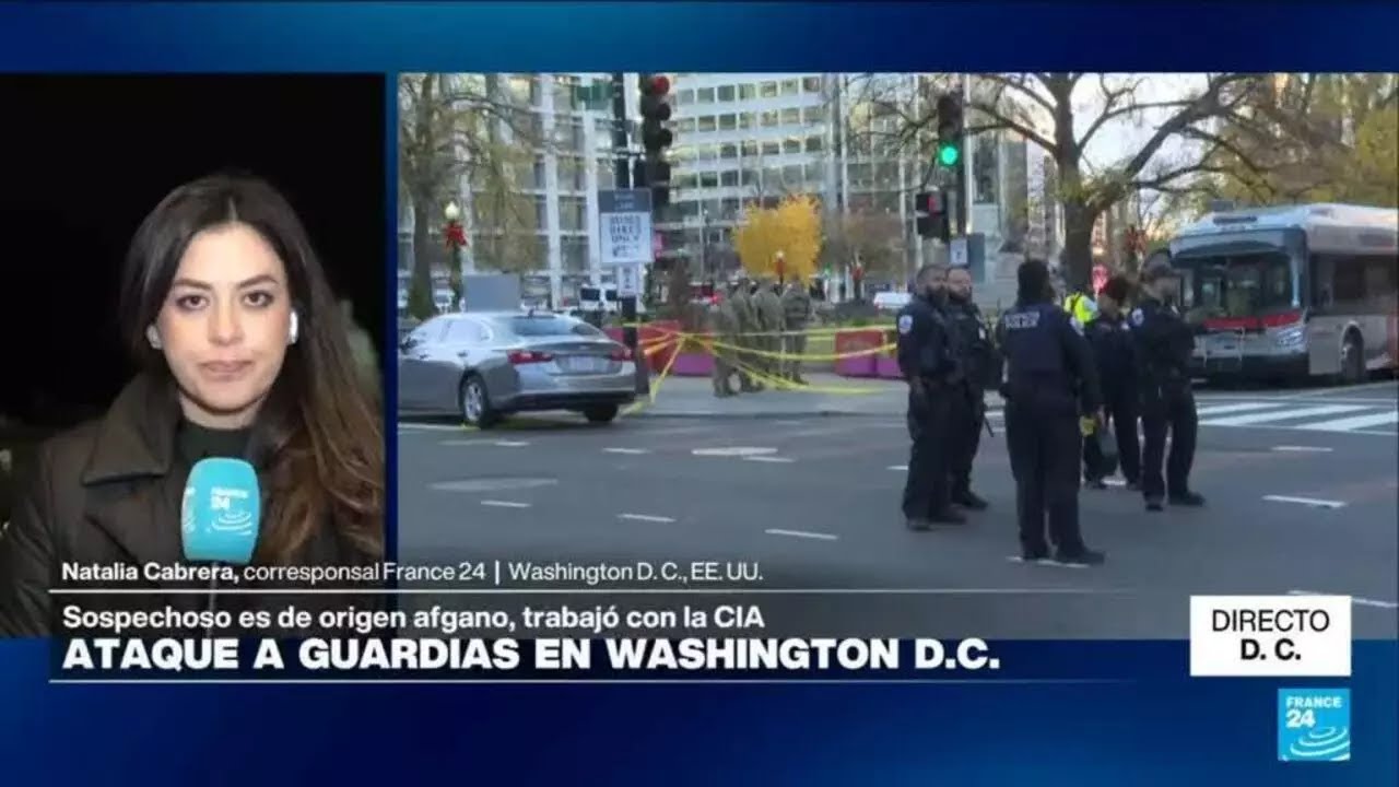 Directo D. C. y la investigación del ataque cerca a la Casa Blanca • FRANCE 24 Español
