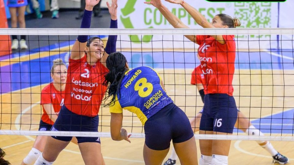 Volei feminin: Corona Braşov, eliminată din Cupa Challenge