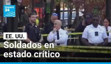 Estados Unidos: dos miembros de la Guardia Nacional en estado crítico tras ataque con arma de fuego