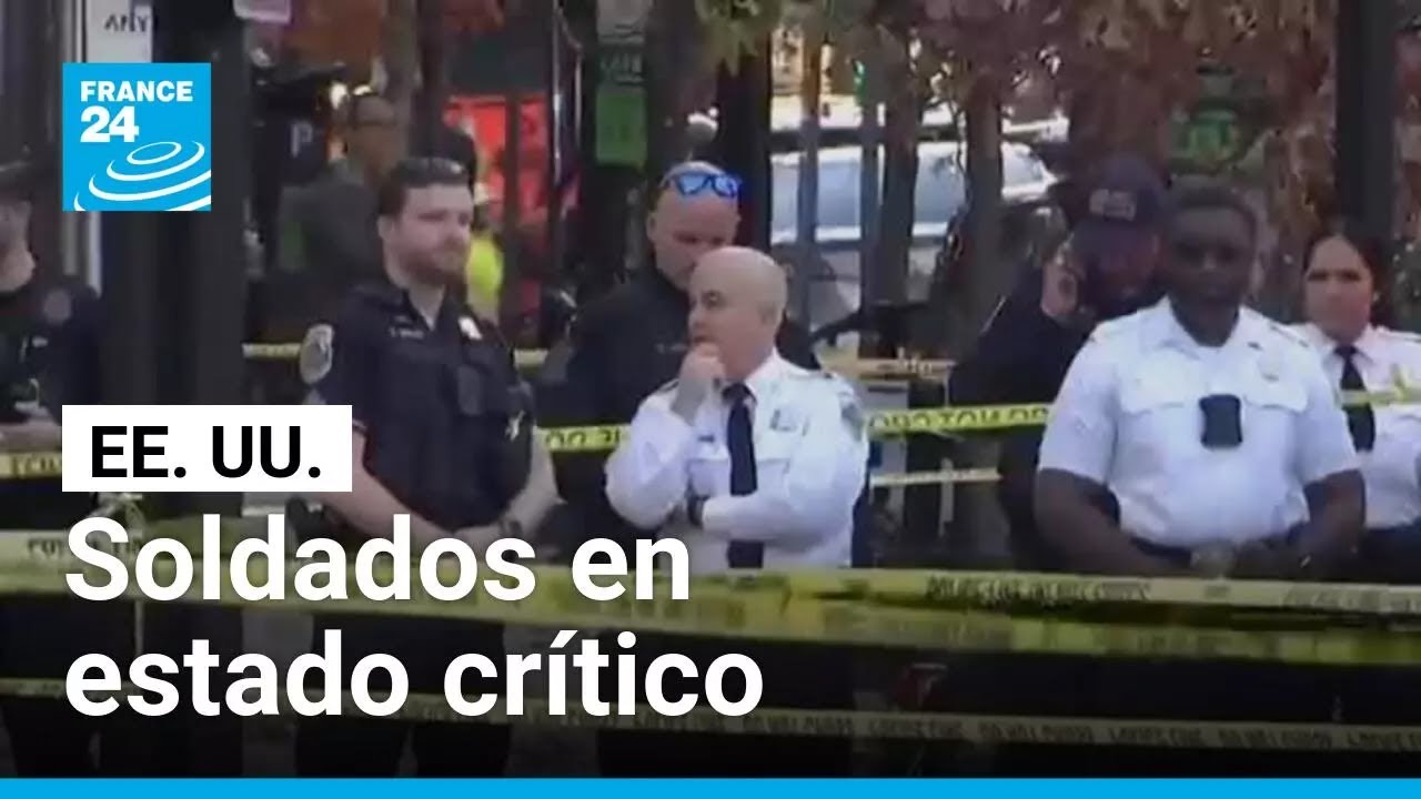 Estados Unidos: dos miembros de la Guardia Nacional en estado crítico tras ataque con arma de fuego