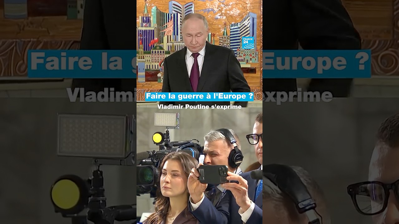 Faire la guerre à l'Europe ? Vladimir Poutine s'exprime • FRANCE 24
