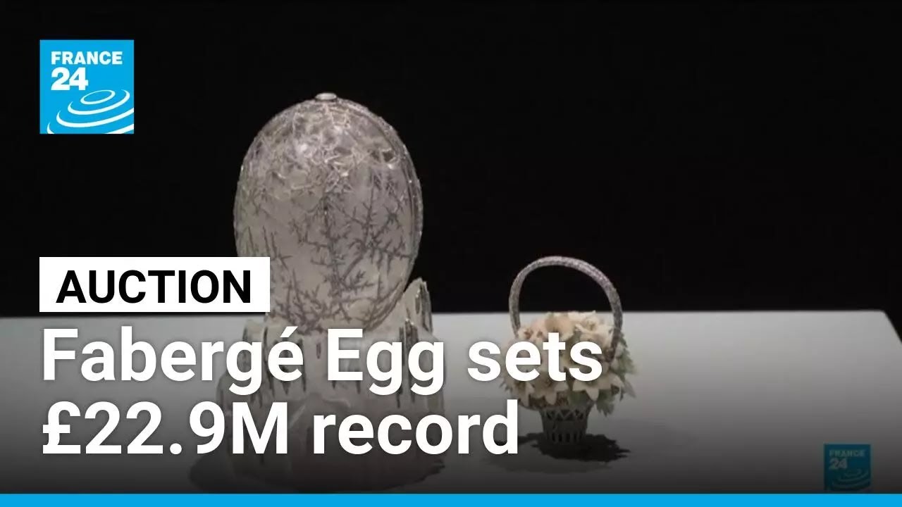 Faberge's rare Winter Egg fetches record £22.9M at auction • FRANCE 24 English