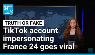 Viral TikTok account impersonates France 24, spreads fake news • FRANCE 24 English