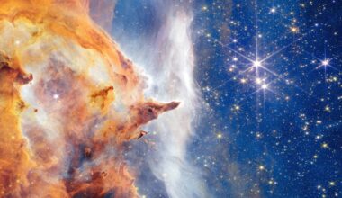 Day 4 of the 2025 Space Telescope Advent Calendar: Hot Stars in the Lobster Nebula