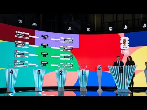 Distribuidos los bombos, así será el sorteo de la Copa Mundial 2026 • FRANCE 24 Español
