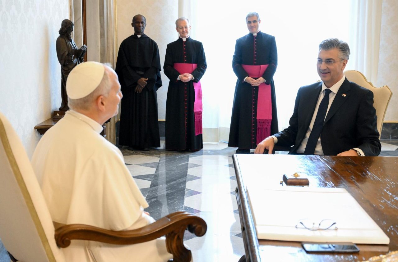 Pope receives Croatian Prime Minister Andrej Plenković
