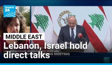 Lebanon, Israel hold first direct talks in decades under US scrutiny • FRANCE 24 English