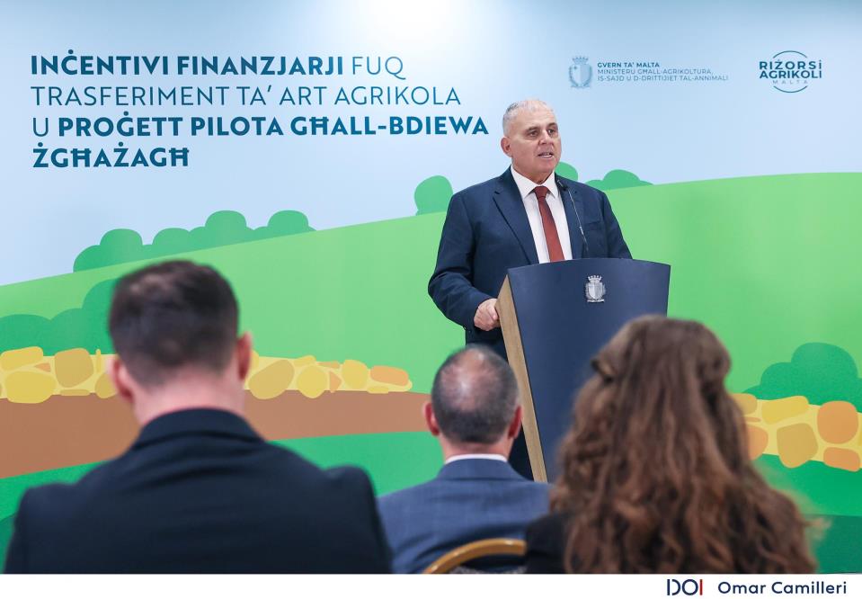 Government launches two initiatives to strengthen Malta’s agricultural sector
