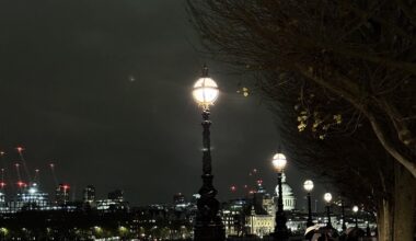 Night walk on the South Bank