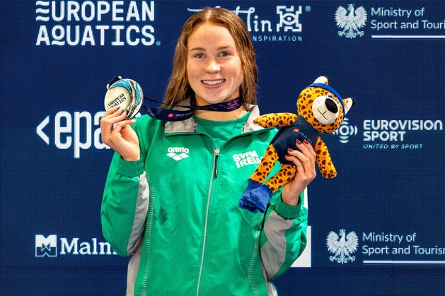 Ellen Walshe secures silver and Daniel Wiffen claims bronze at European Aquatics championships in Poland