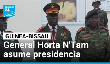 Golpe militar en Guinea-Bissau: general Horta N'Tam asume presidencia interina por un año