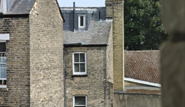 The view from our hotel room in Wilde Aparthotels Cambridge City Centre, Cambridge, United Kingdom