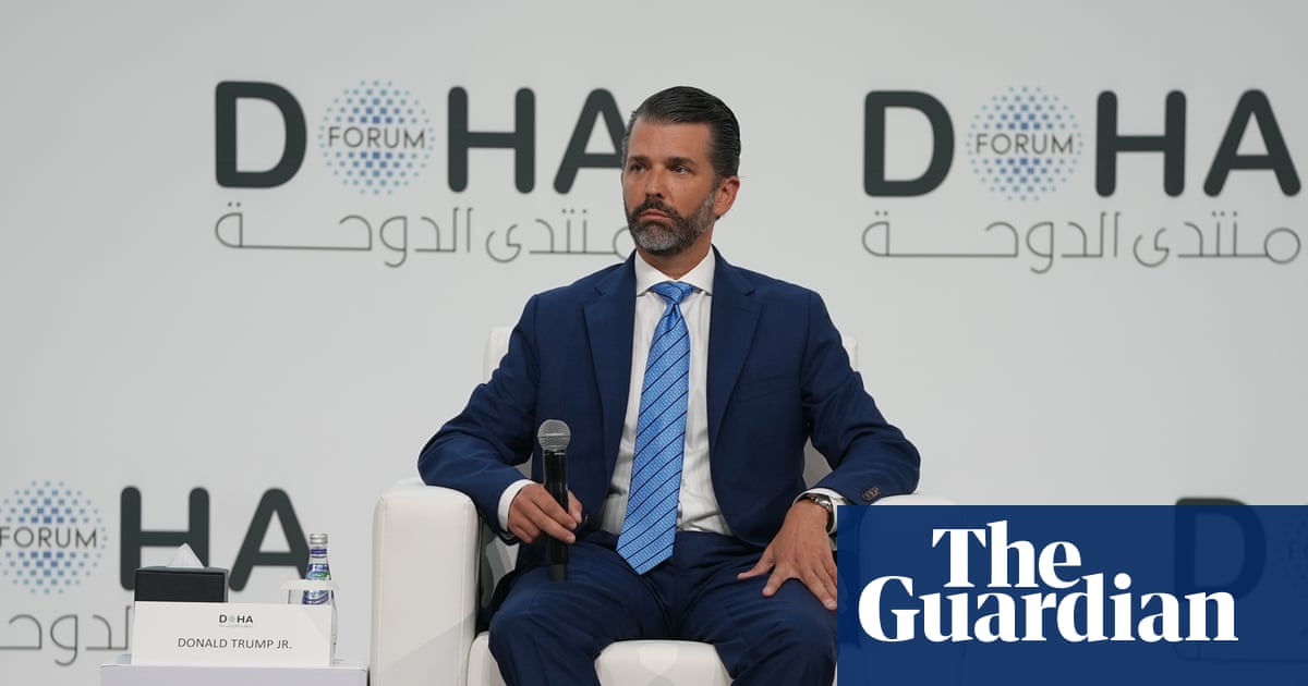 US may end support for Ukraine war effort, says Donald Trump Jr | Donald Trump Jr