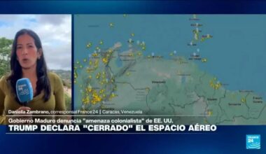 Informe desde Caracas: Cancillería venezolana rechaza declaraciones de Trump sobre el espacio aéreo