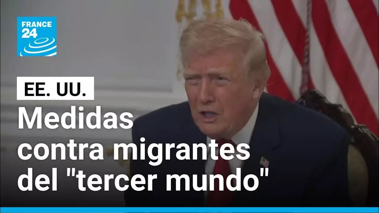 Trump endurece su discurso migratorio para el "tercer mundo" tras ataque a soldados en Washington