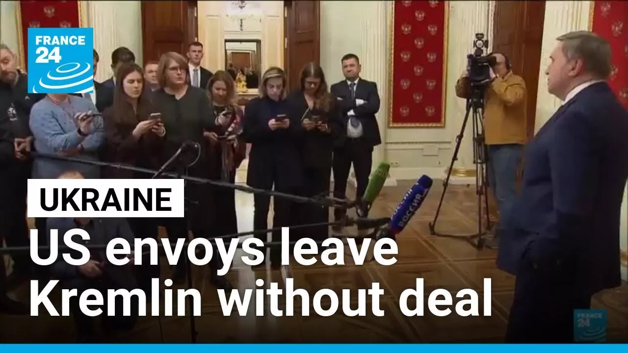 US envoys Kushner and Witkoff leave Kremlin without Ukraine deal • FRANCE 24 English