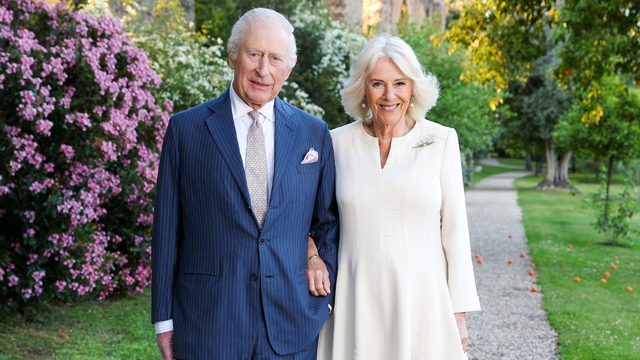King Charles and Queen Camilla release Christmas card with Rome photo