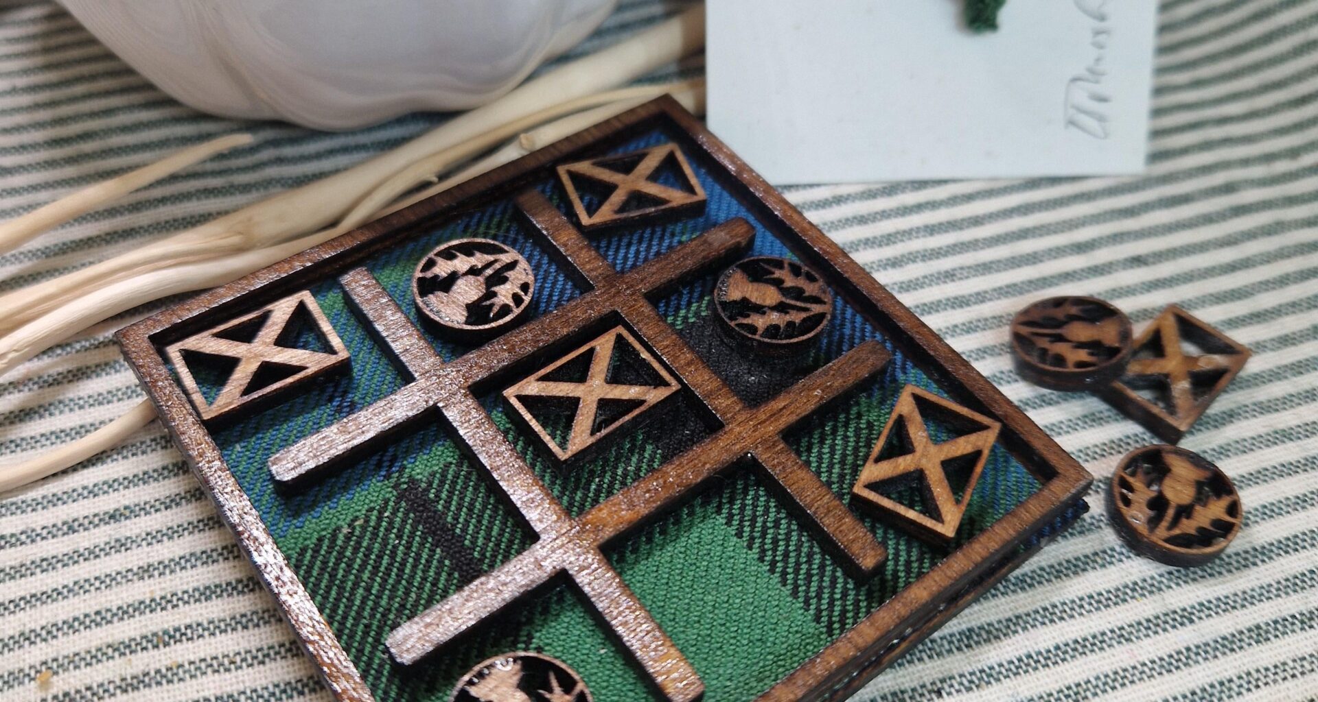 Saltire & thistle set I’ve been working on