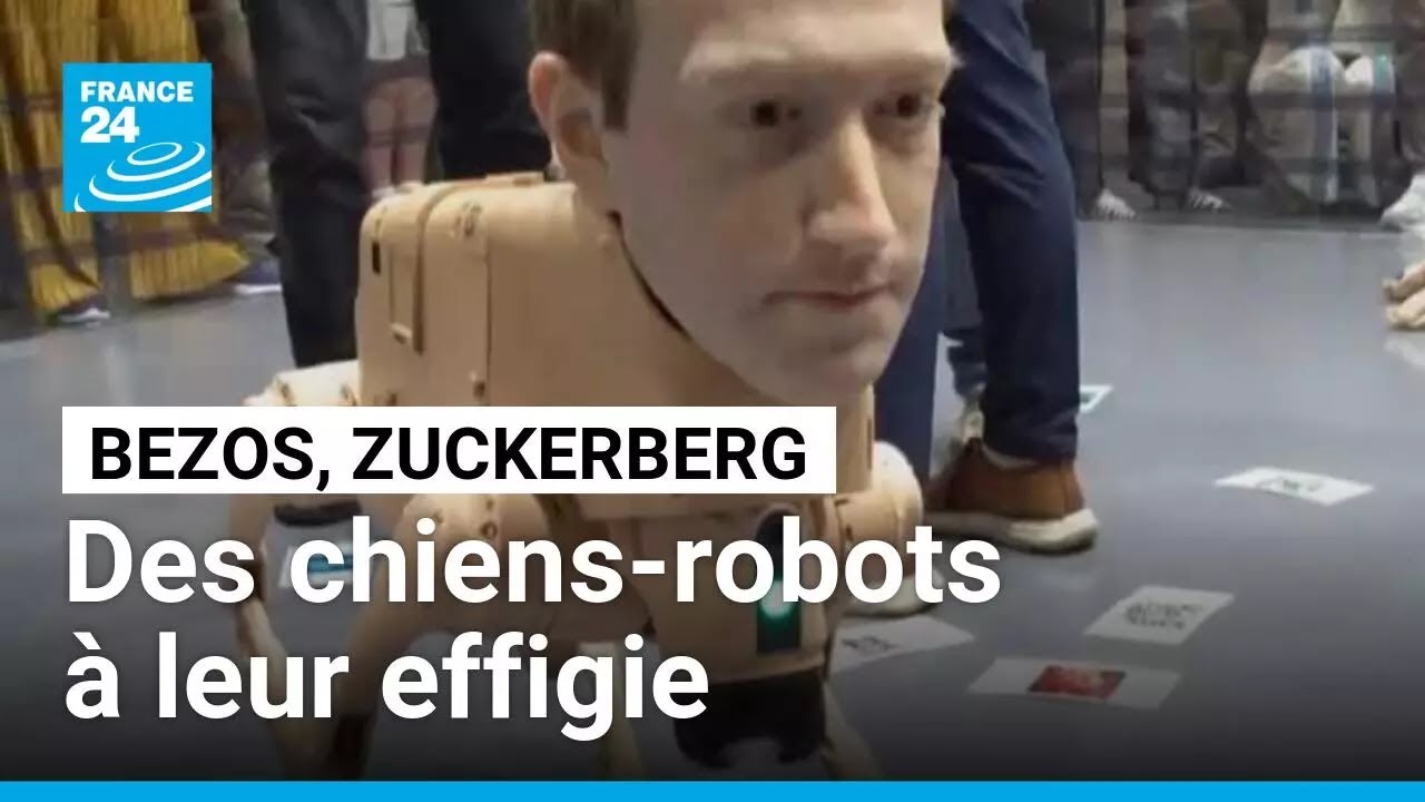Art Basel Miami : des chiens-robots à l’effigie de Jeff Bezos et Mark Zuckerberg • FRANCE 24