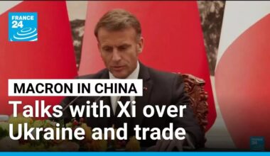 France’s Macron and Xi Jinping meet in Beijing to discuss Ukraine and trade • FRANCE 24 English