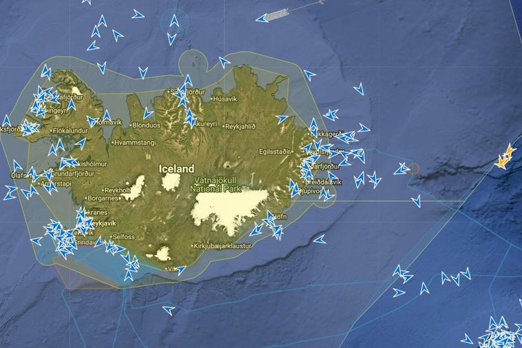 Five Russian ships draw the attention of the Coast Guard