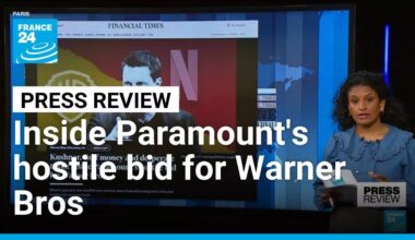 Paramount's hostile bid for Warner Bros is among 'most audacious in history' • FRANCE 24 English