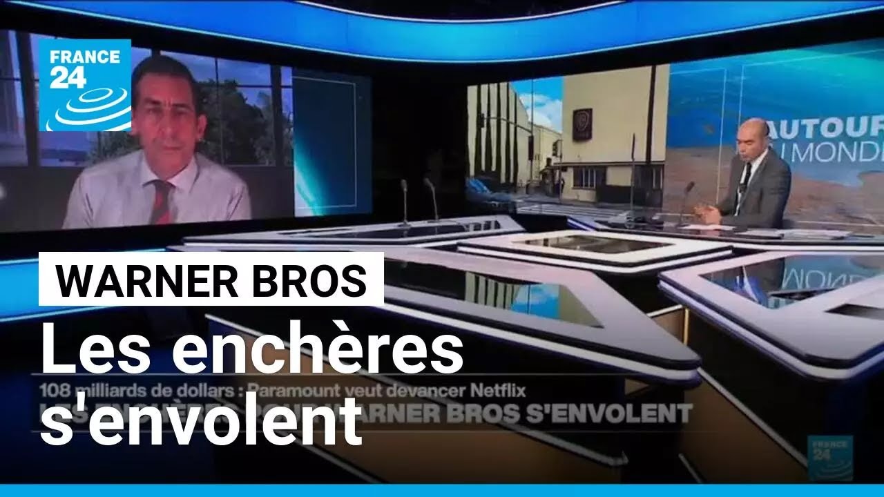 Warner Bros : les enchères pour l'acquérir s'envolent • FRANCE 24