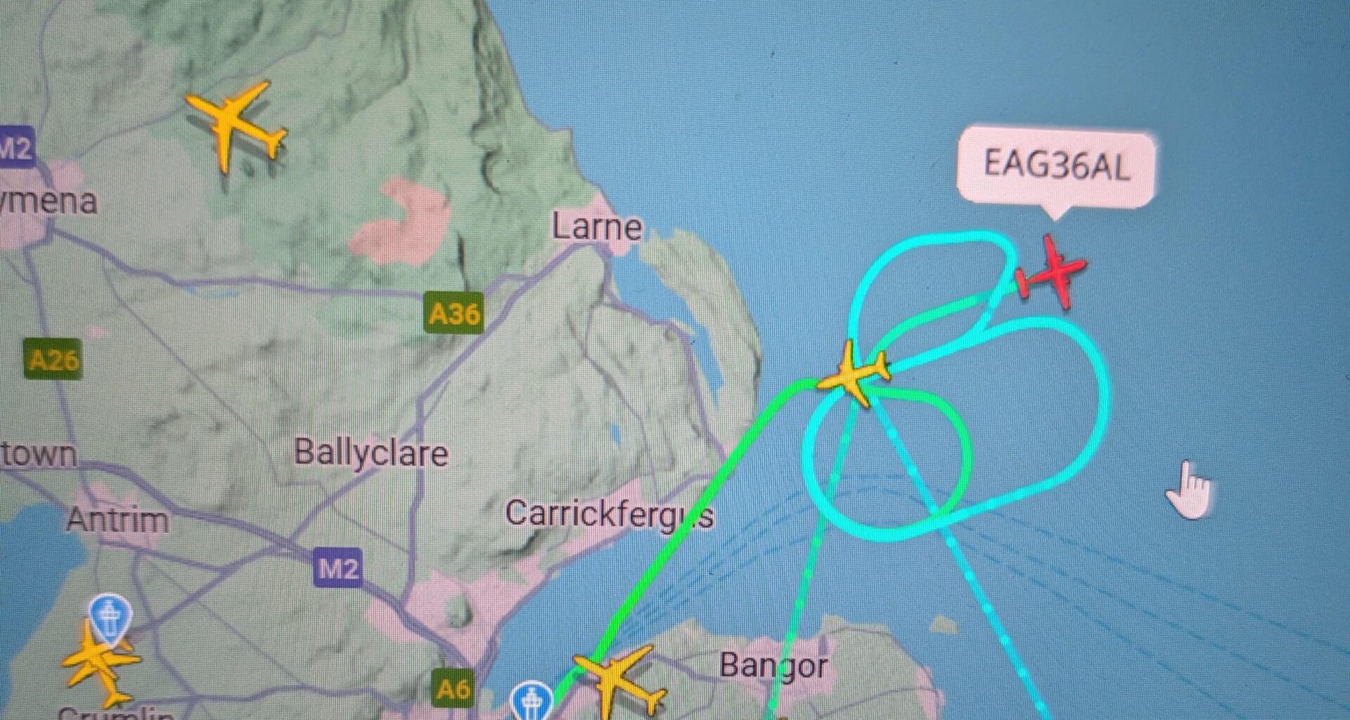 A fun day for air traffic control at the City