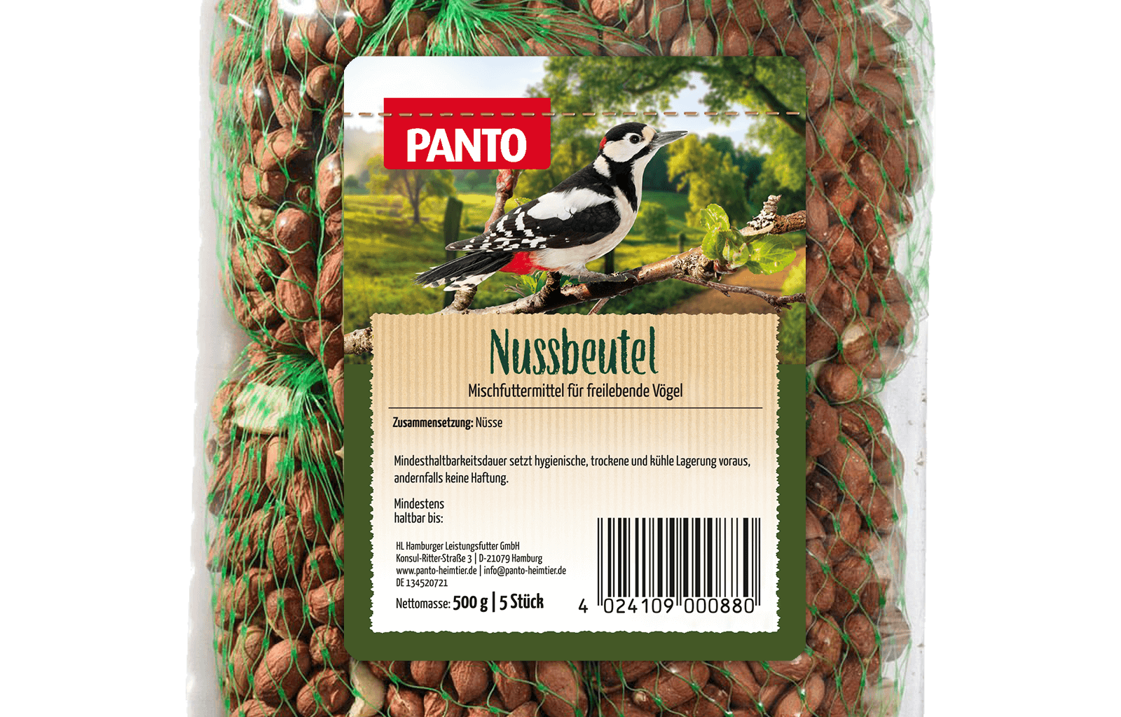 Ich sehe immer wieder, dass diese Nussbeutel auch für Meisen beworben werden. Aber sind die nicht viel zu groß für die kleinen Freunde?