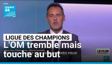 Ligue des champions : l'OM tremble mais touche au but grâce à Greenwood • FRANCE 24
