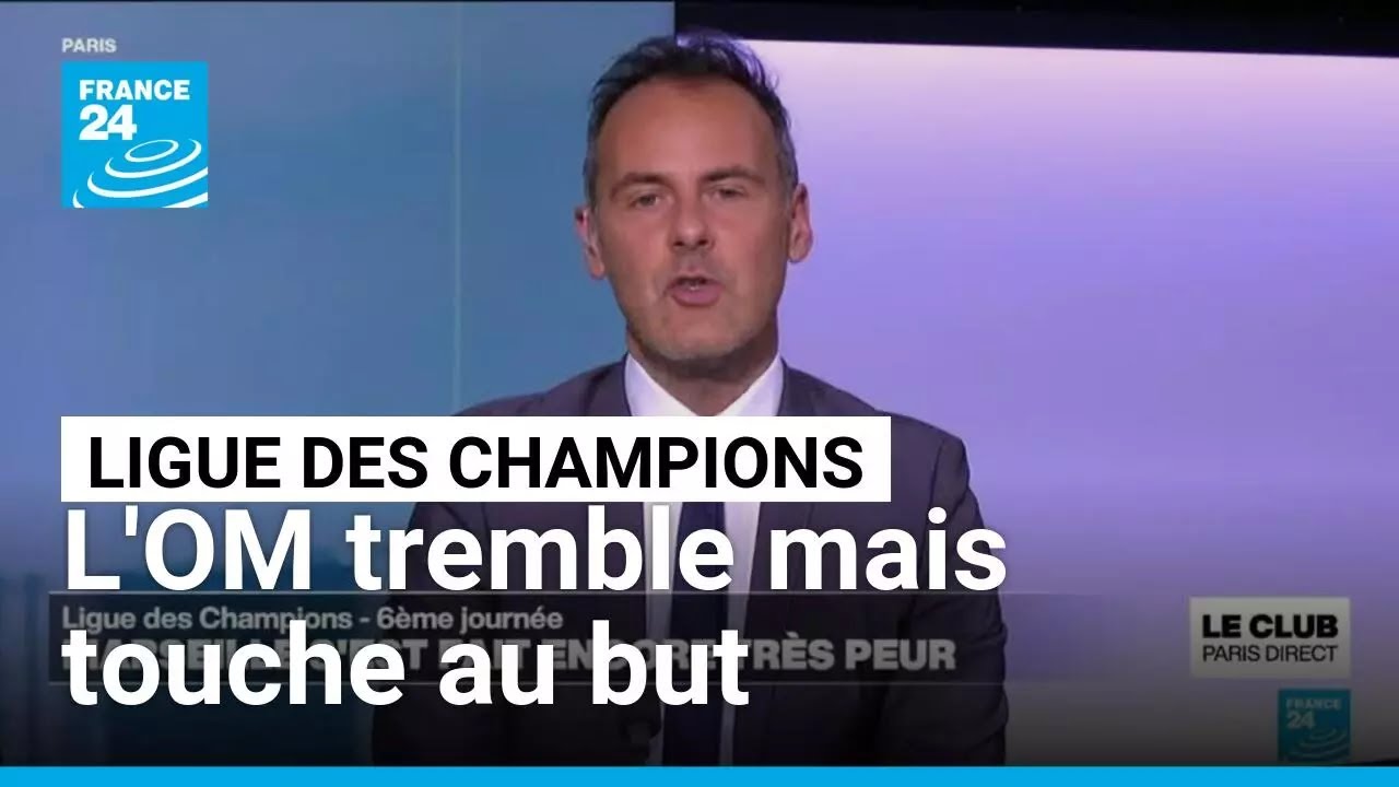 Ligue des champions : l'OM tremble mais touche au but grâce à Greenwood • FRANCE 24
