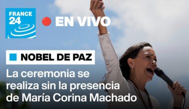 🔴 Siga en vivo la entrega del Premio Nobel de la Paz a la venezolana María Corina Machado