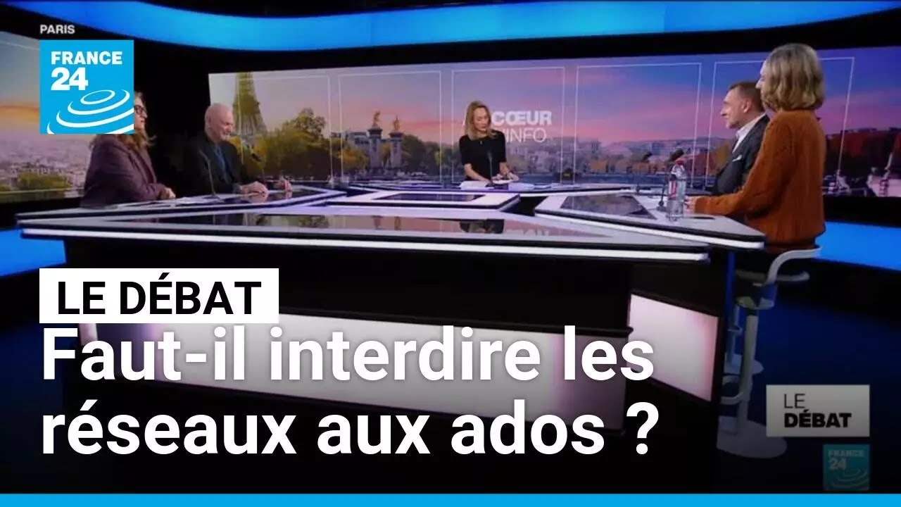 Faut-il interdire les réseaux aux ados ? • FRANCE 24