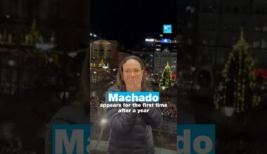 Machado appears for the first time after a year • FRANCE 24 English