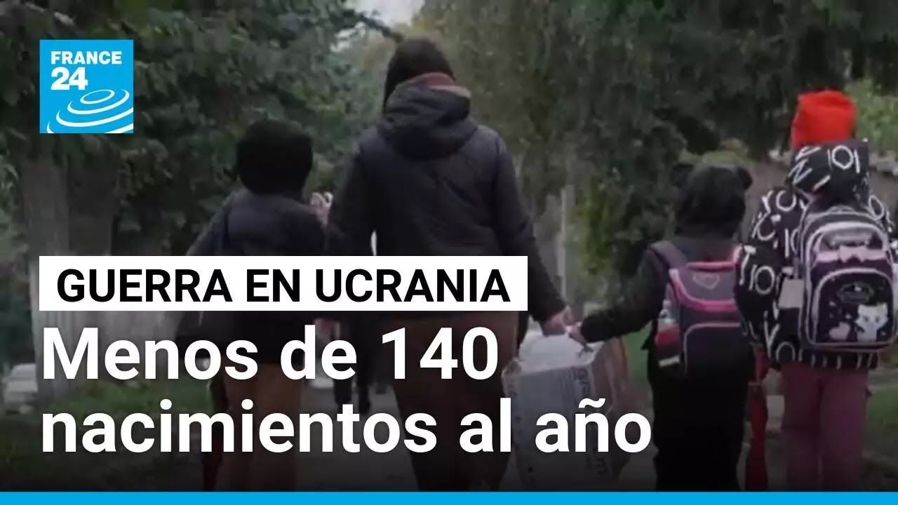 Ucrania en guerra: nacimientos se desploman y la crisis demográfica aumenta • FRANCE 24 Español
