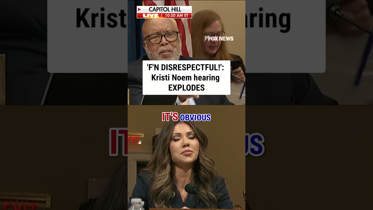 'F'N DISRESPECTFUL!': Kristi Noem hearing EXPLODES #shorts #us #hearing #news #politics #usnews